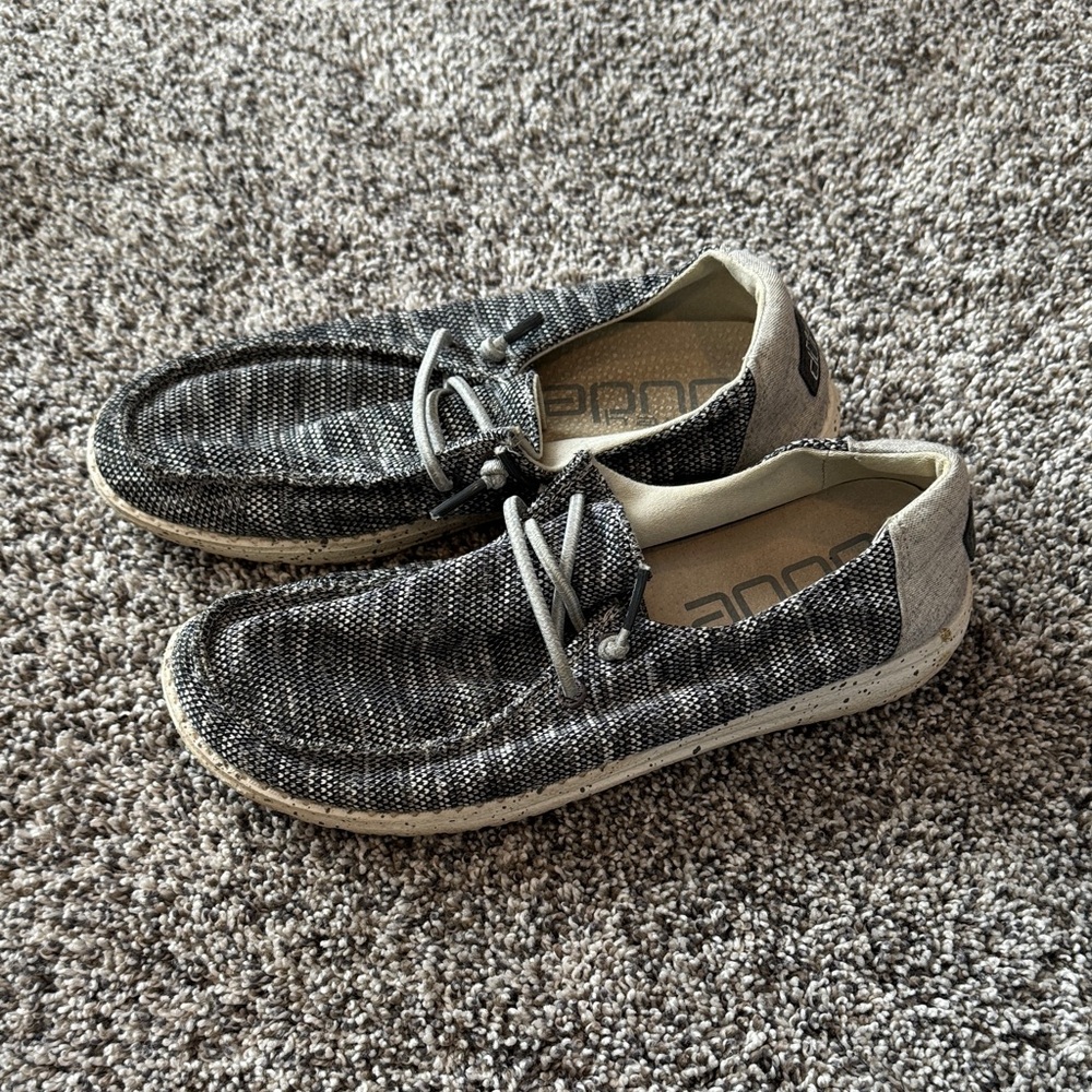 Hey Dude Women’s Casual Shoes - Black and Gray